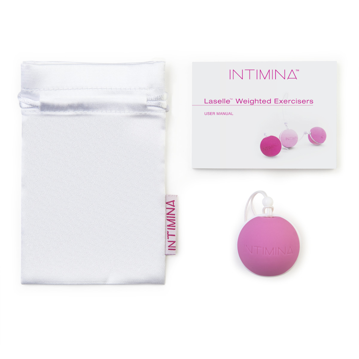 Buy Intimina Laselle Medium 38g Weighted Ball for Pelvic kegel exercise device for pelvic floor muscle strengthening.