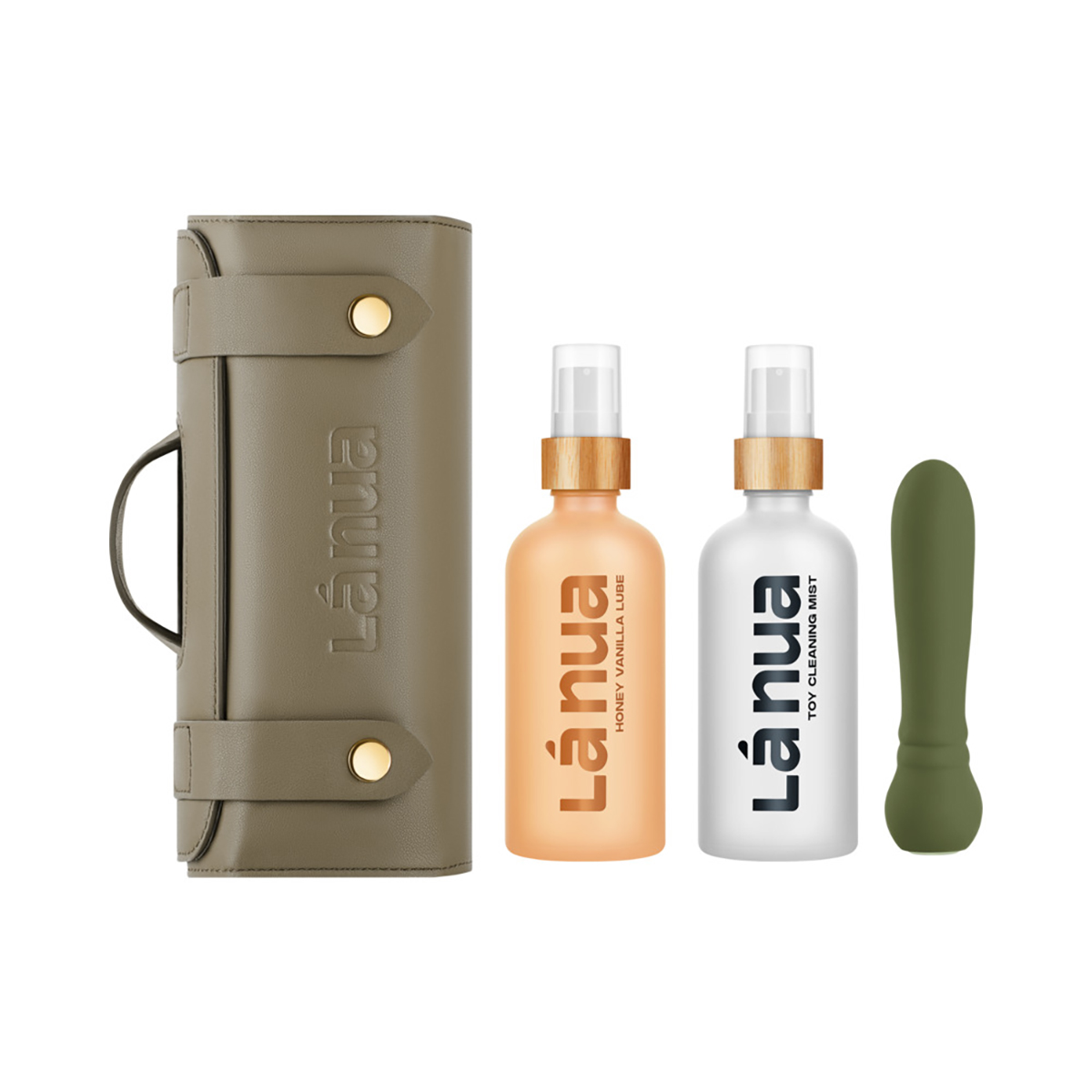 Best la nua gift bag 4 ultra bullet + 100ml mist toy cleaner + 100ml honey vanilla lube sex toy cleaner by la nua