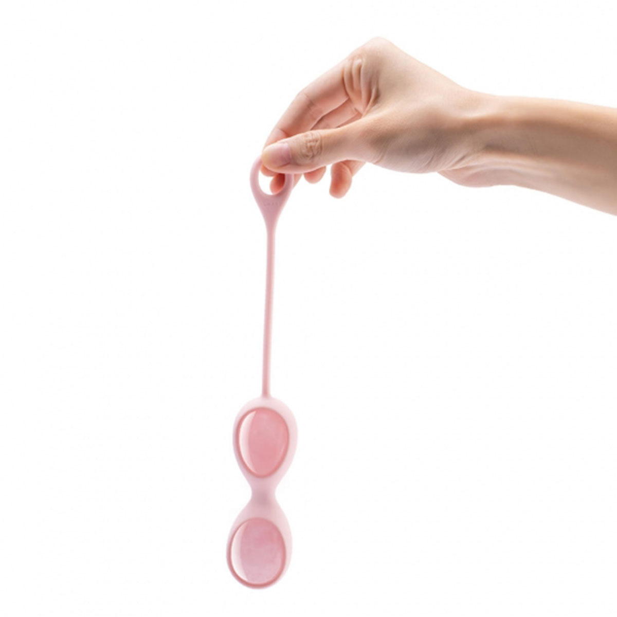 Buy Le Wand Crystal Yoni Eggs Rose Quartz kegel exercise device for pelvic floor muscle strengthening.