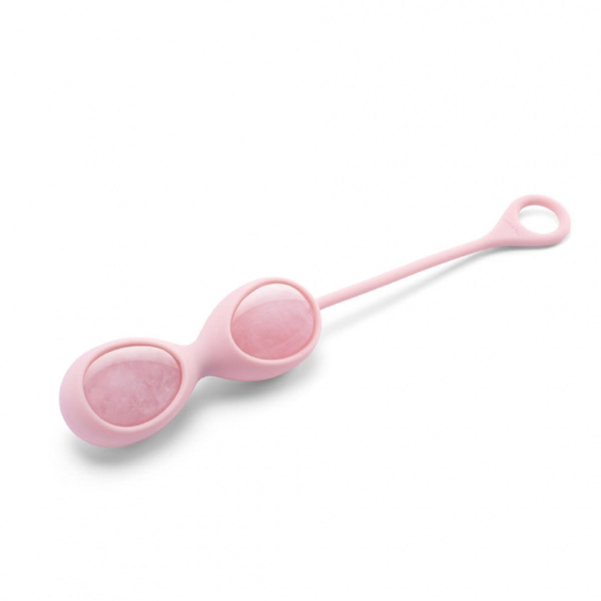 Buy Le Wand Crystal Yoni Eggs Rose Quartz kegel exercise device for pelvic floor muscle strengthening.