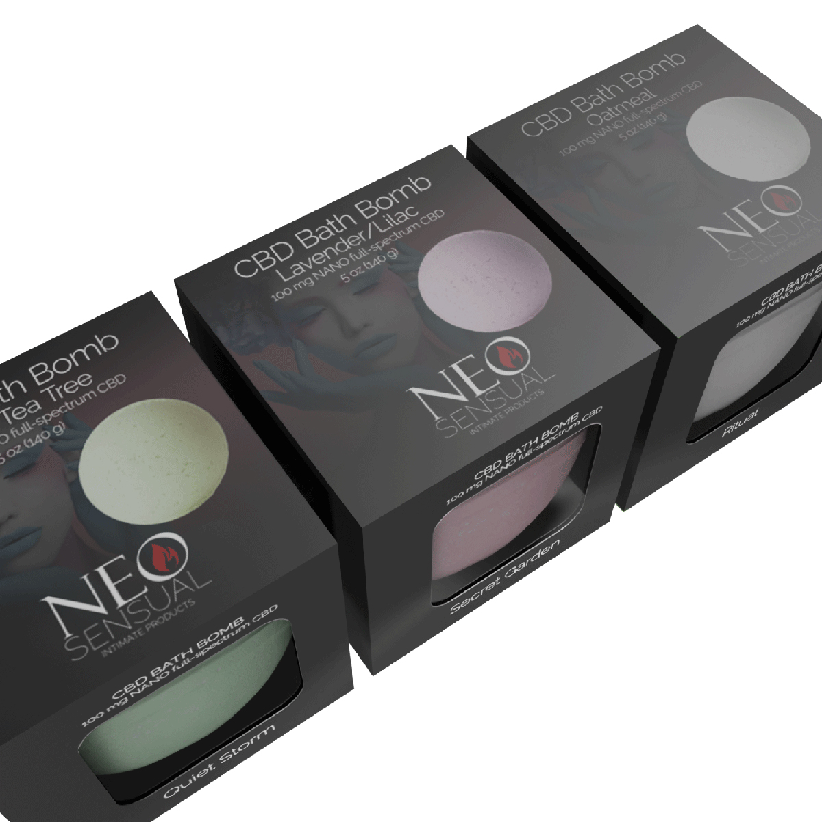 Neo Sensual Cbd Bath Bomb - Secret Garden intimate cleansers and personal cleansing care by NEO Sensual.