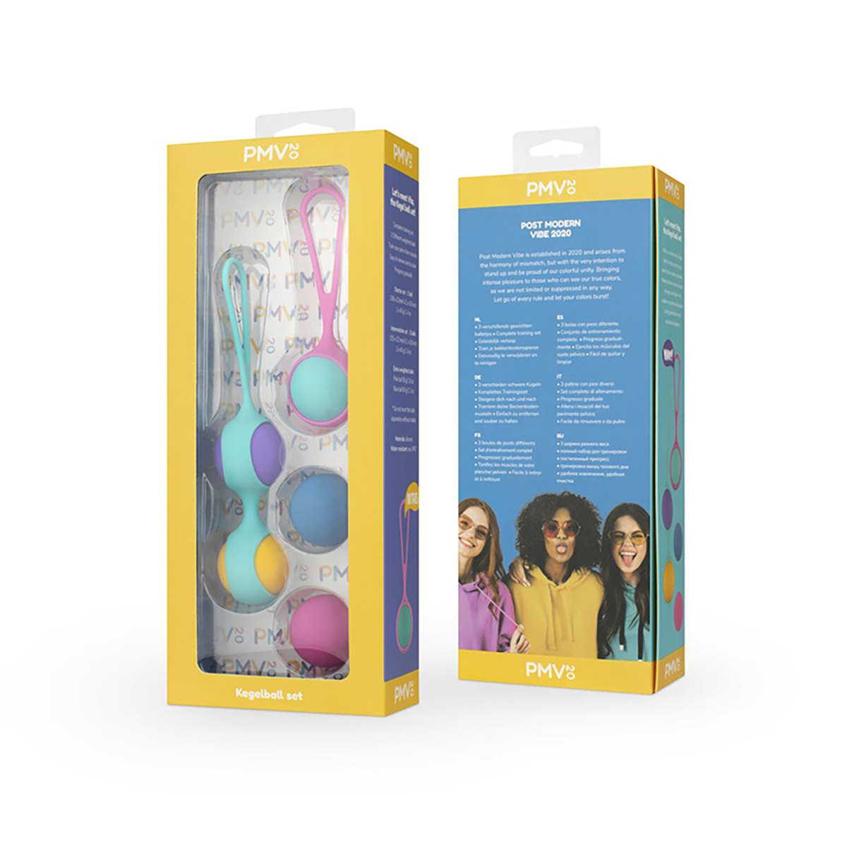 Buy pmv20 vita kegel ball set multicolor kegel exercise device for pelvic floor muscle strengthening.