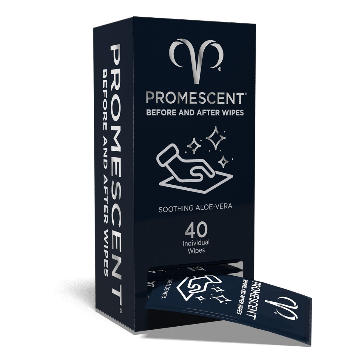 Promescent Before & After Wipes 40ct intimate cleansers and personal cleansing care by Promescent.
