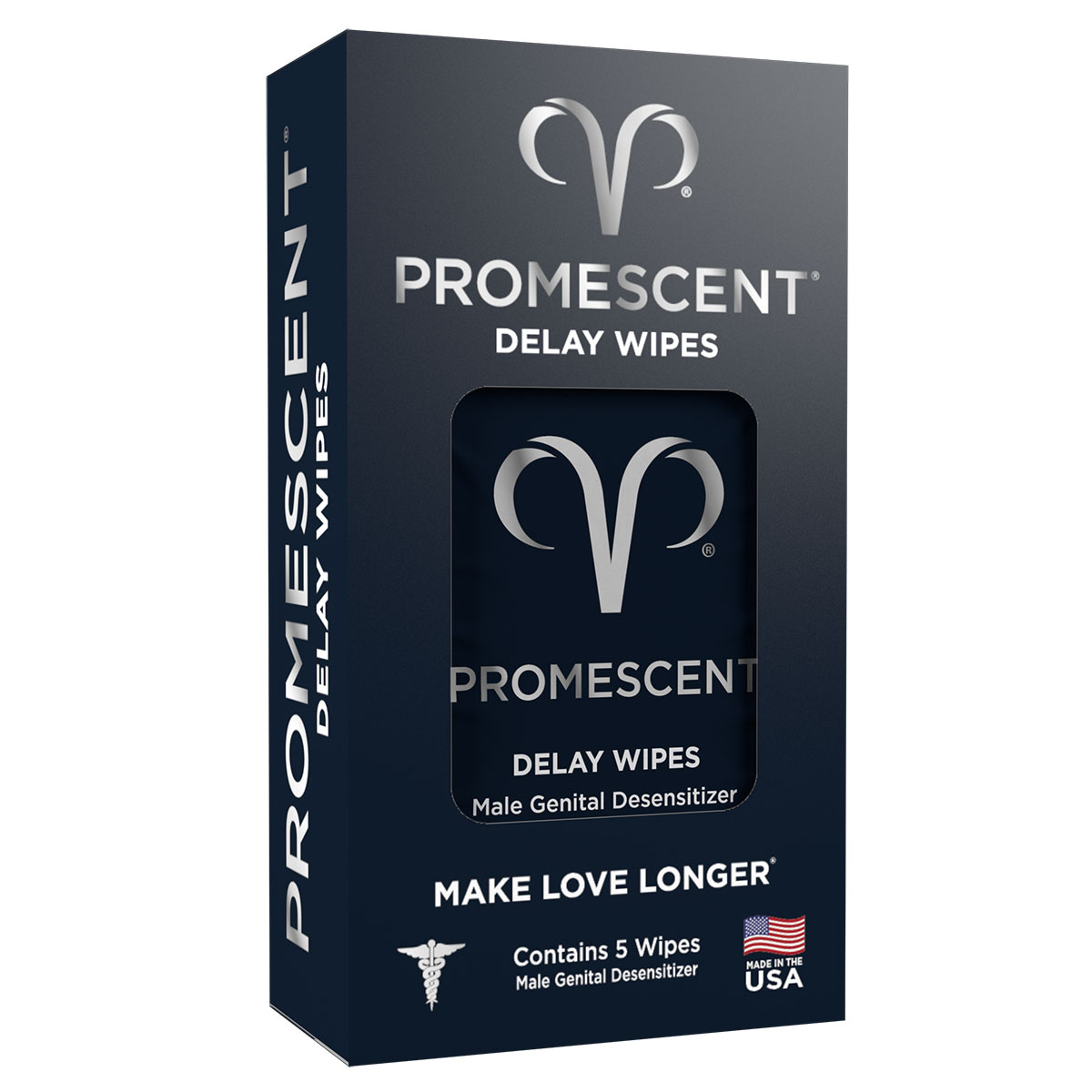 Promescent Delay Wipes 7ct intimate cleansers and personal cleansing care by Promescent.