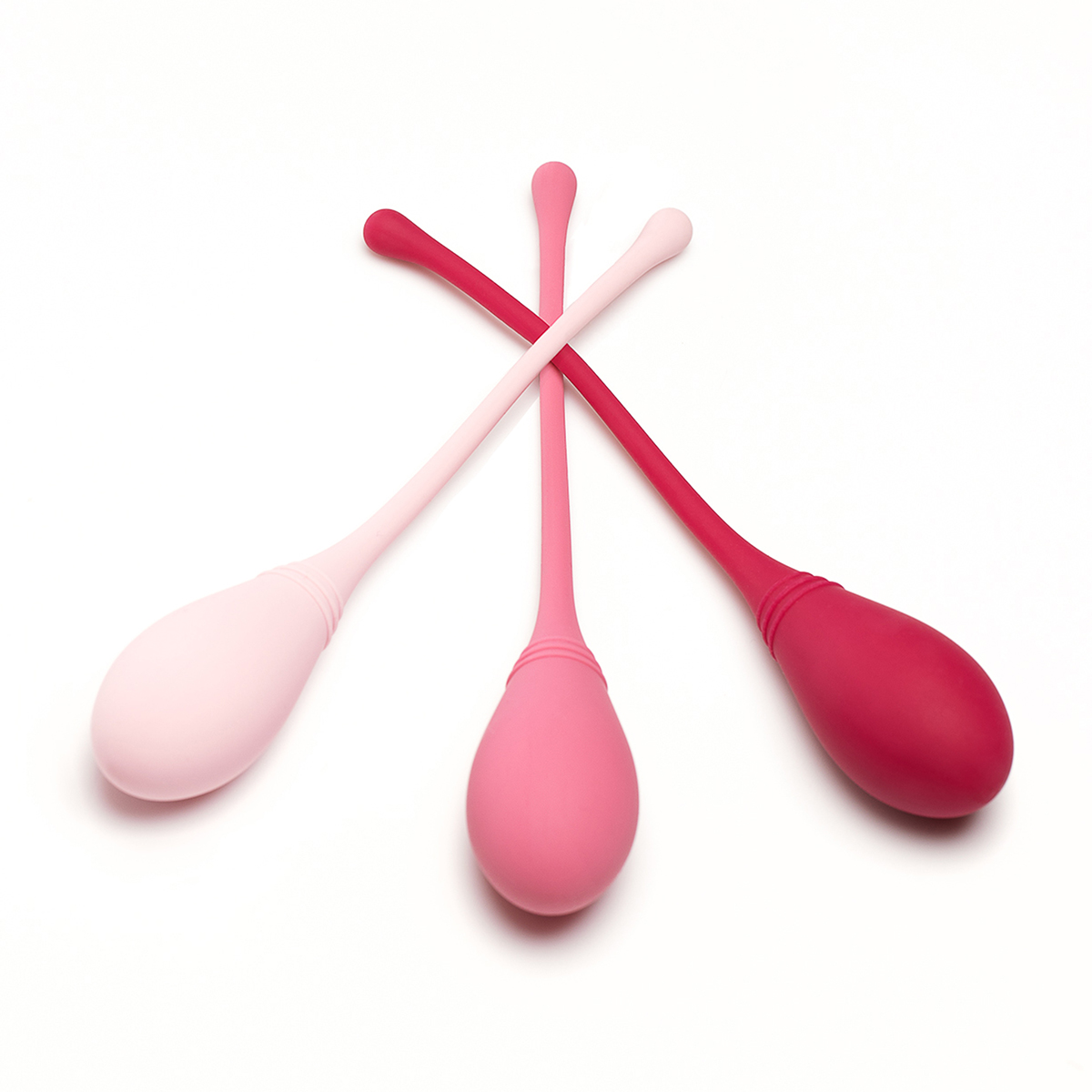 Buy self + jimmyjane kegel trainer 3pc set kegel exercise device for pelvic floor muscle strengthening.