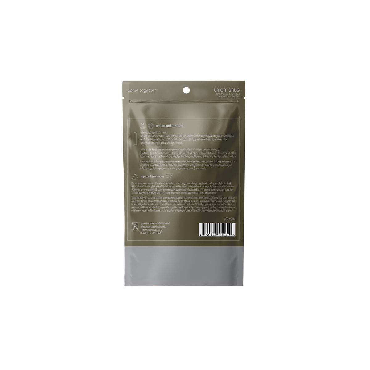Best Union Snug Condoms 12pk her care Glyde condoms on sale at herVibrators.com.