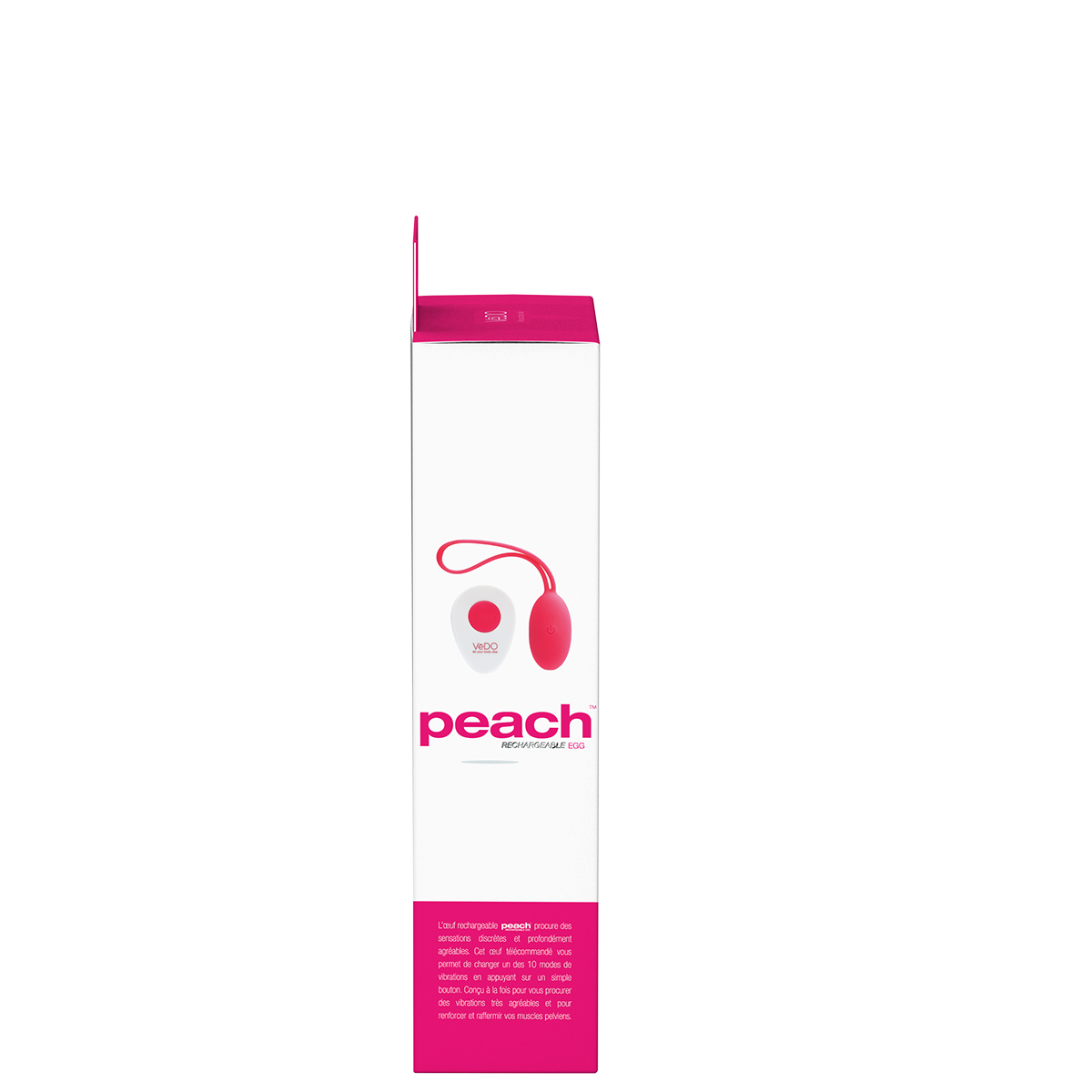 Buy VeDO Peach Egg Pink kegel exercise device for pelvic floor muscle strengthening.