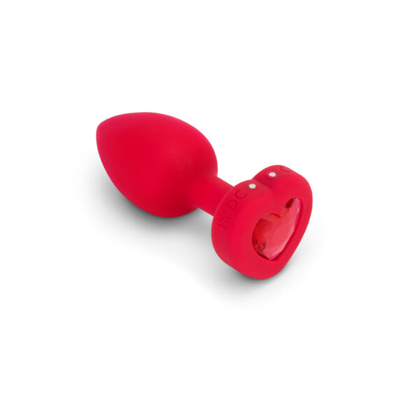 Buy a B-Vibe Vibrating Heart Plug Medium-Large  Scarlet Ruby vibrator.