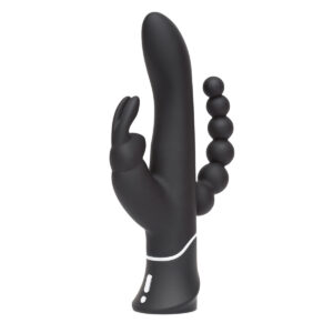 Happy Rabbit Elite Triple Curve  Black