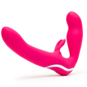 Happy Rabbit Strapless StrapOn   Pink