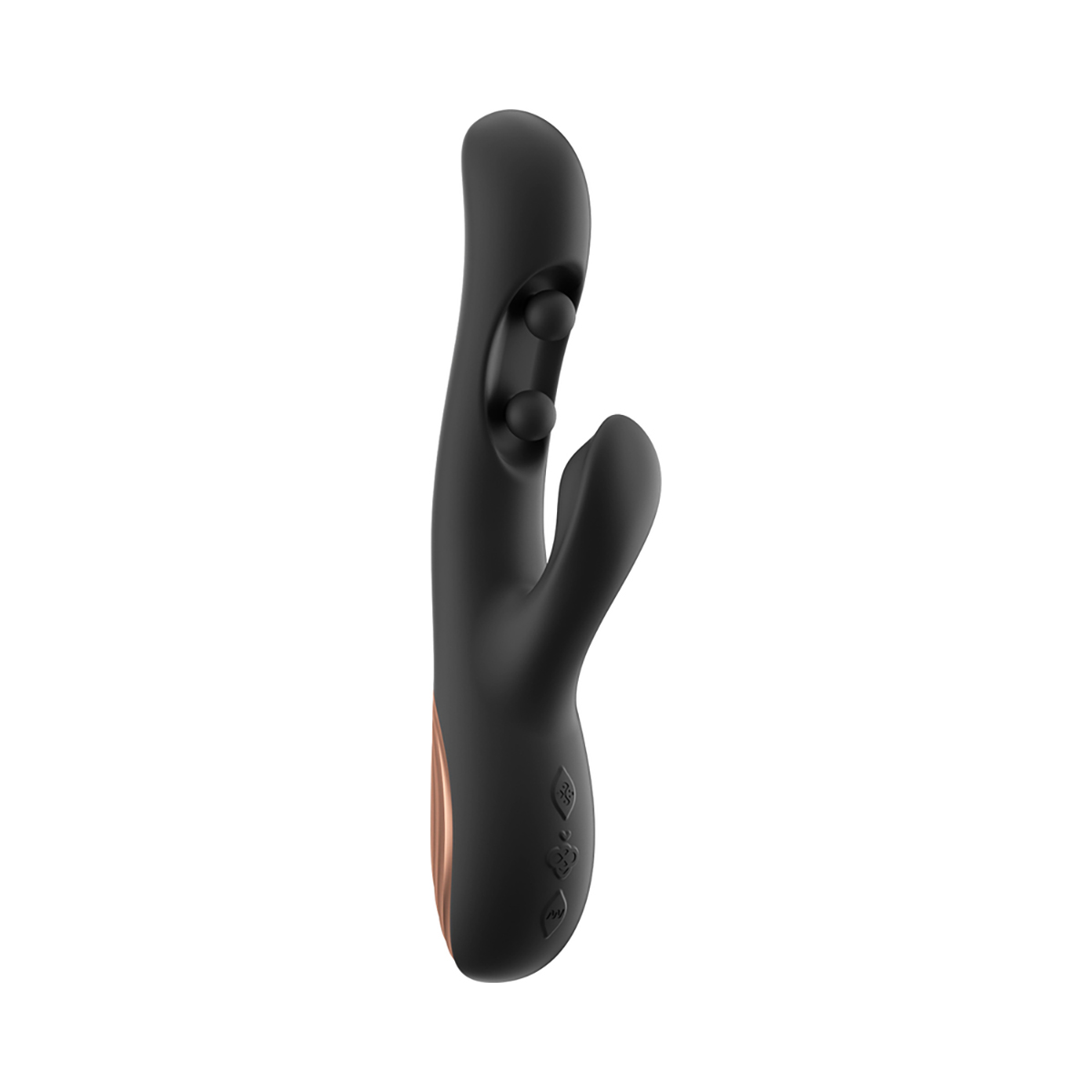 Buy a Honey Play Box Gem Pressure Sensing AppControlled Twin Balls Rabbit Black vibrator.