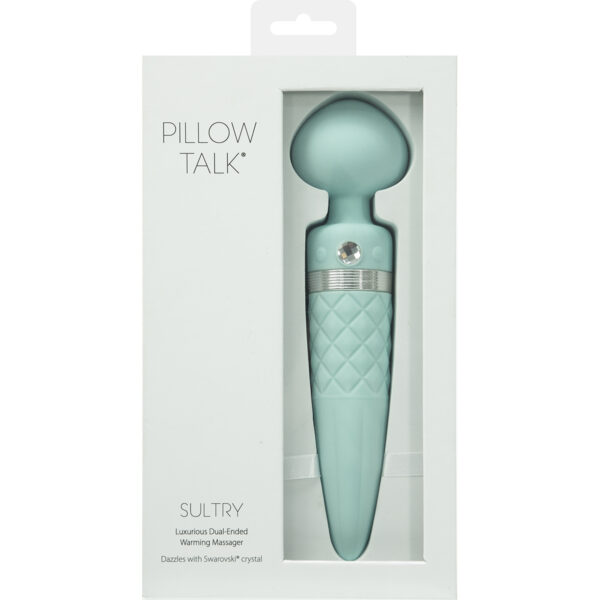 Buy a Pillow Talk Sultry Wand  Teal vibrator.