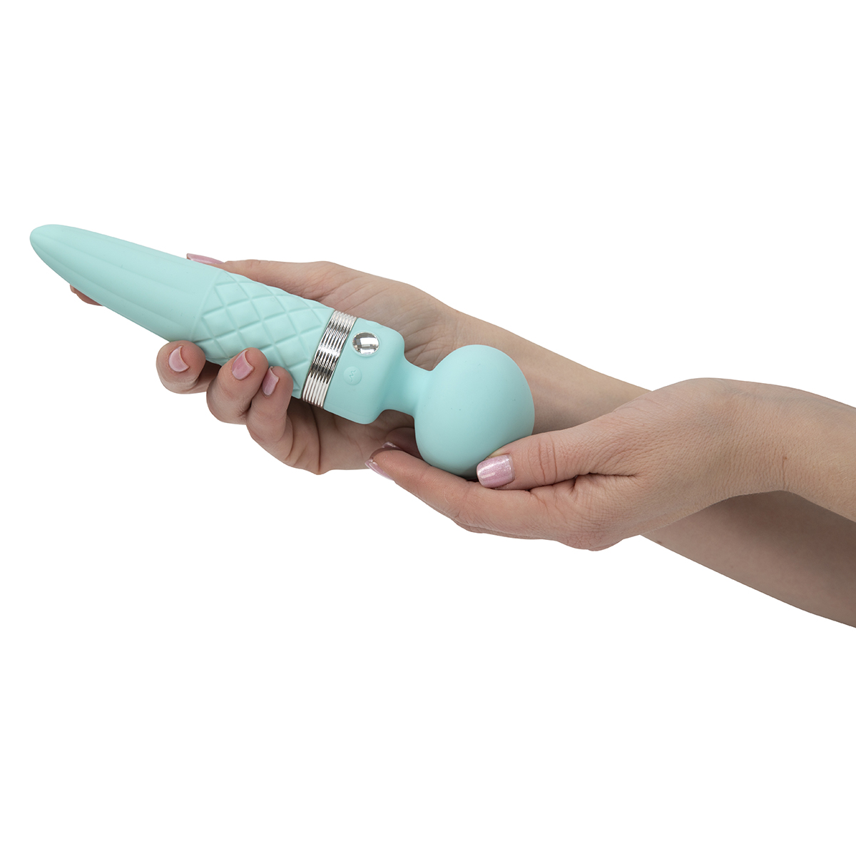Buy a Pillow Talk Sultry Wand  Teal vibrator.