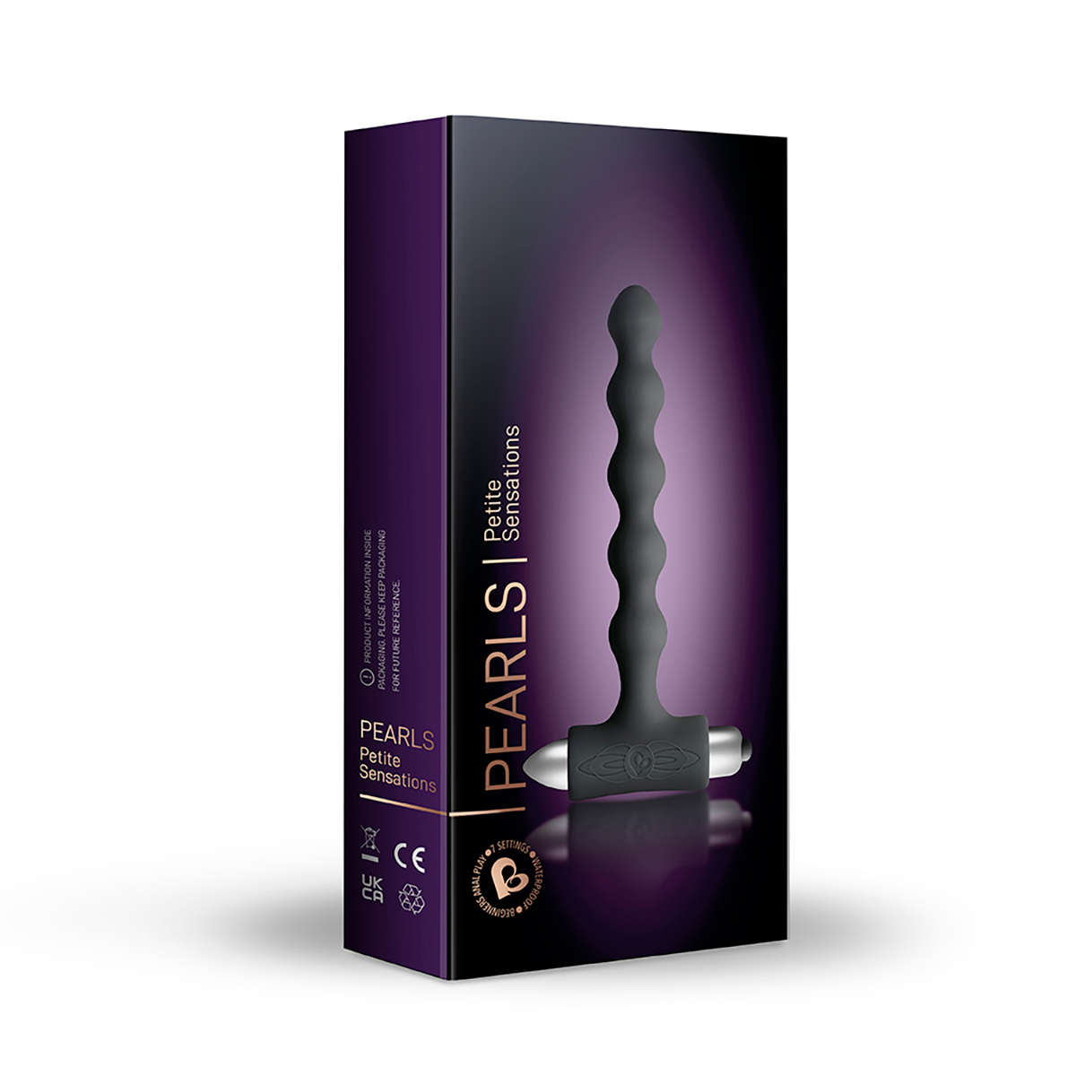 Buy a Rocks Off Petite Sensations Pearls Black vibrator.