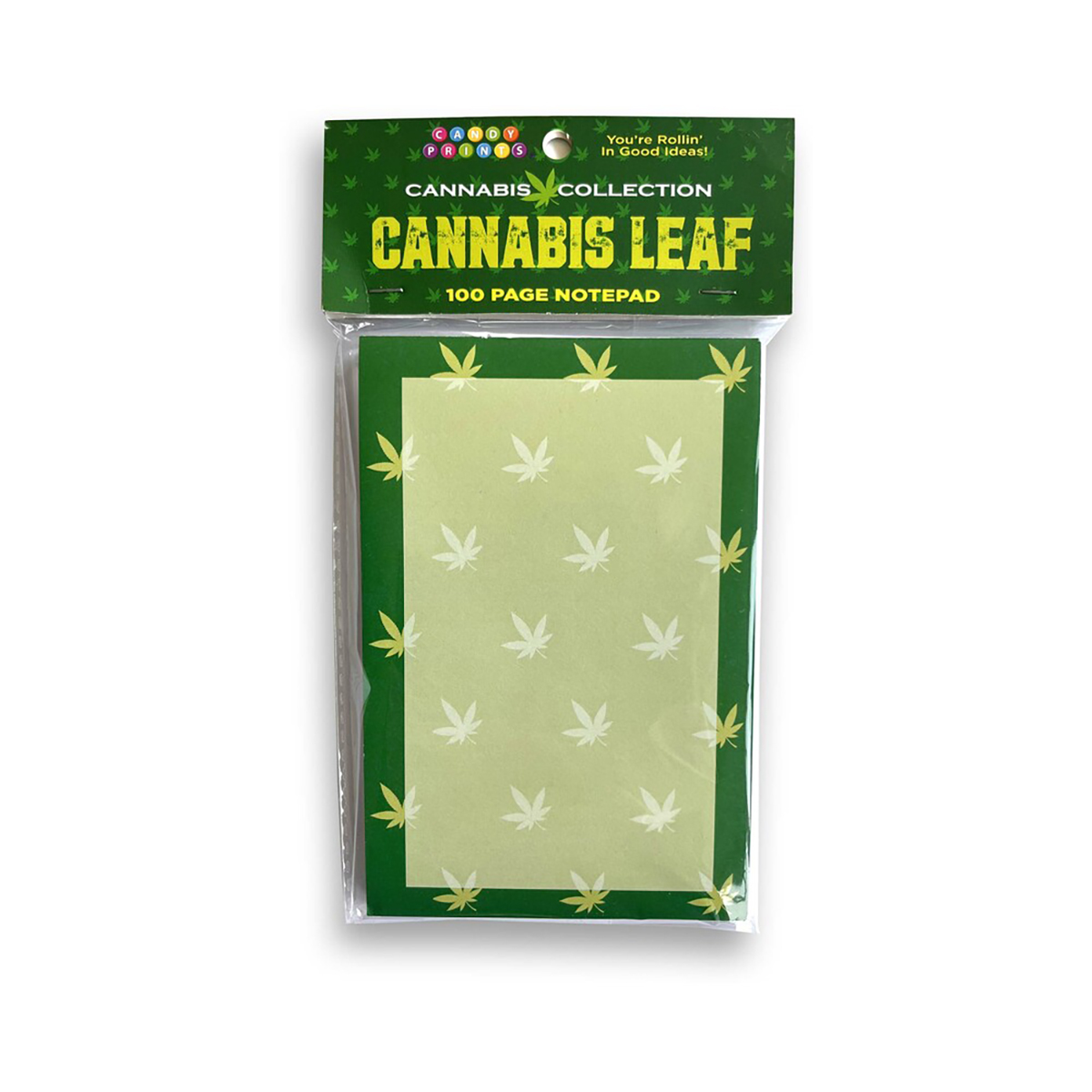 Buy  Cannabis Leaf Notepad book for her.