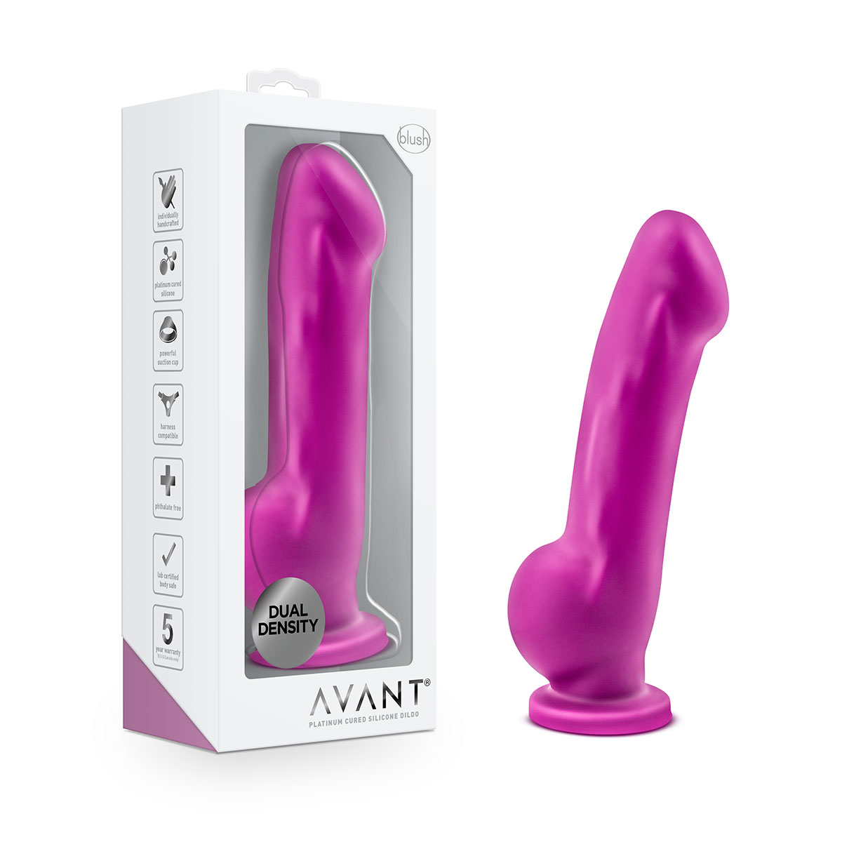 Avant D7 Ergo Violet dildo made by Avant on sale at herVibrators.com