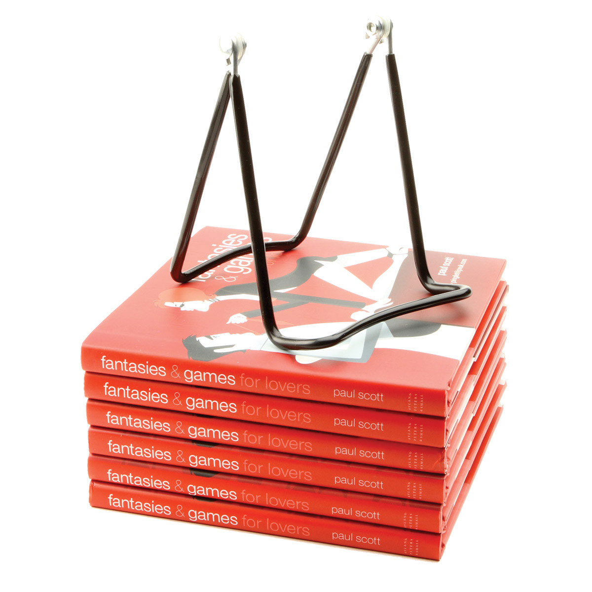 Buy  Book Easel Black 2 Wire Low book for her.
