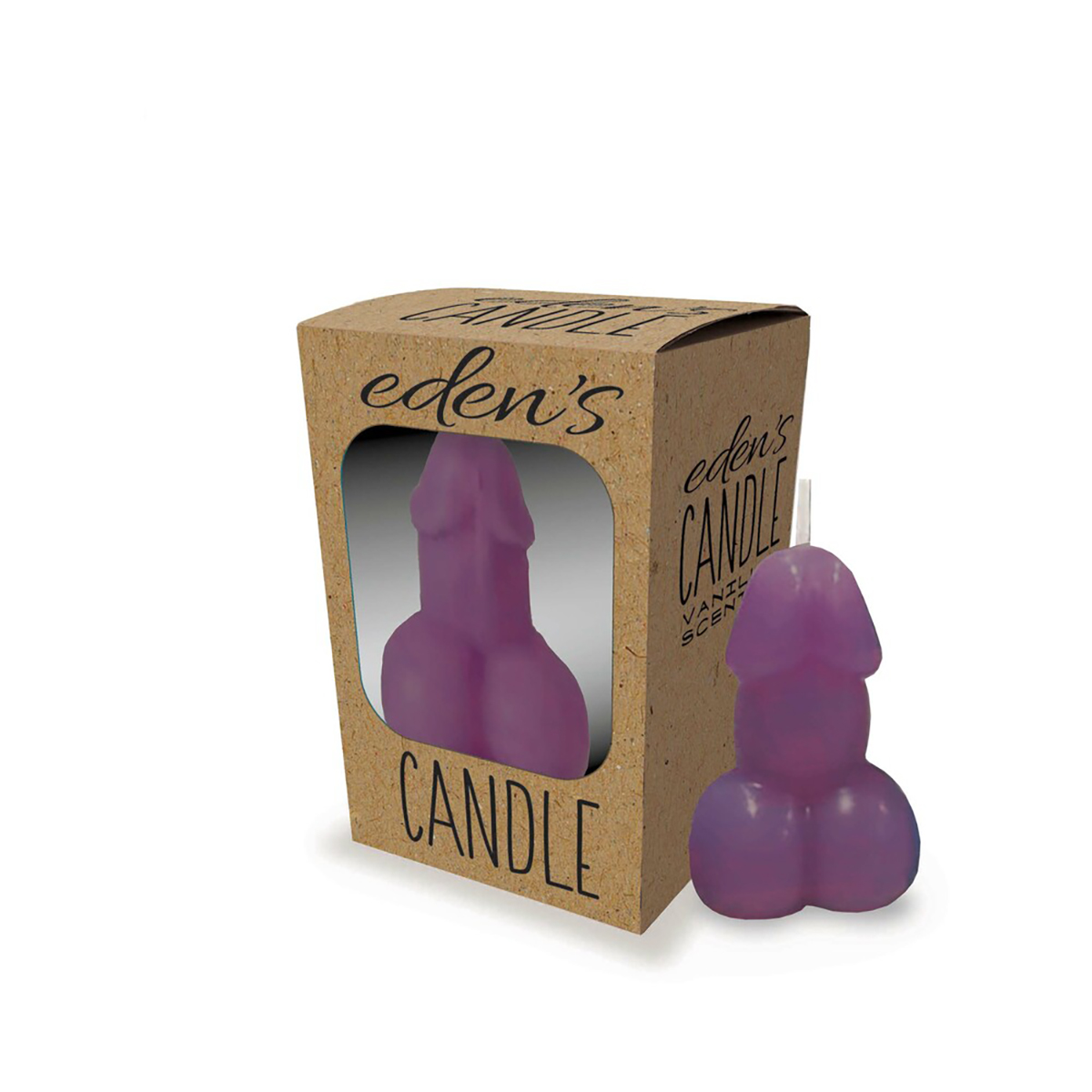 Buy  Eden's Penis Candle Eggplant book for her.