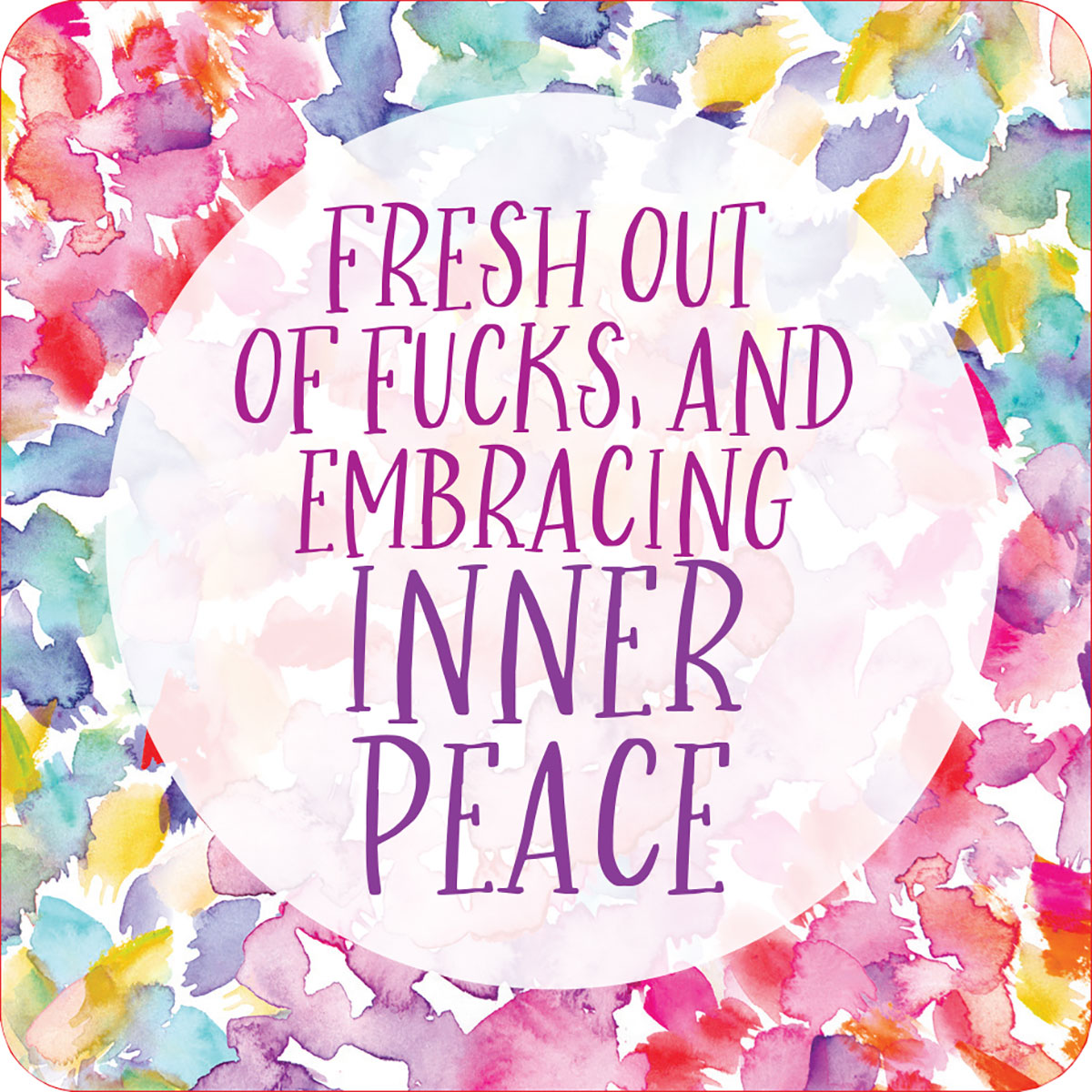 Buy  Inner F*cking Peace Cards (Set of 60) book for her.