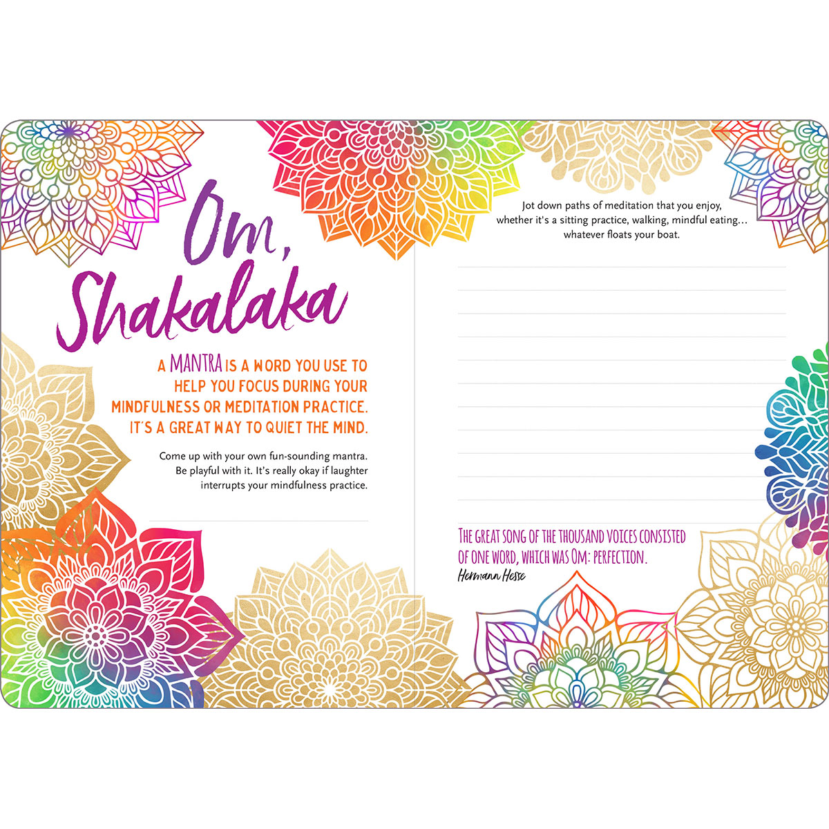 Buy  Inner Fucking Peace Journal book for her.