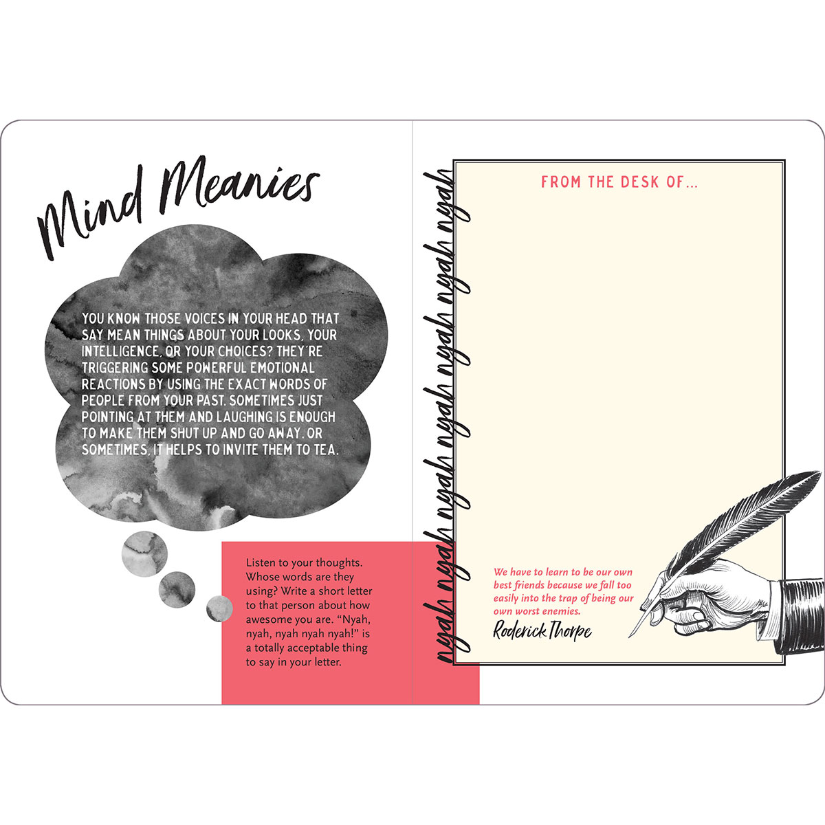 Buy  Inner Fucking Peace Journal book for her.