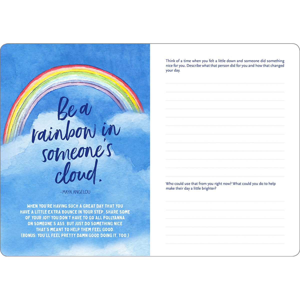 Buy  Inner Fucking Peace Journal book for her.