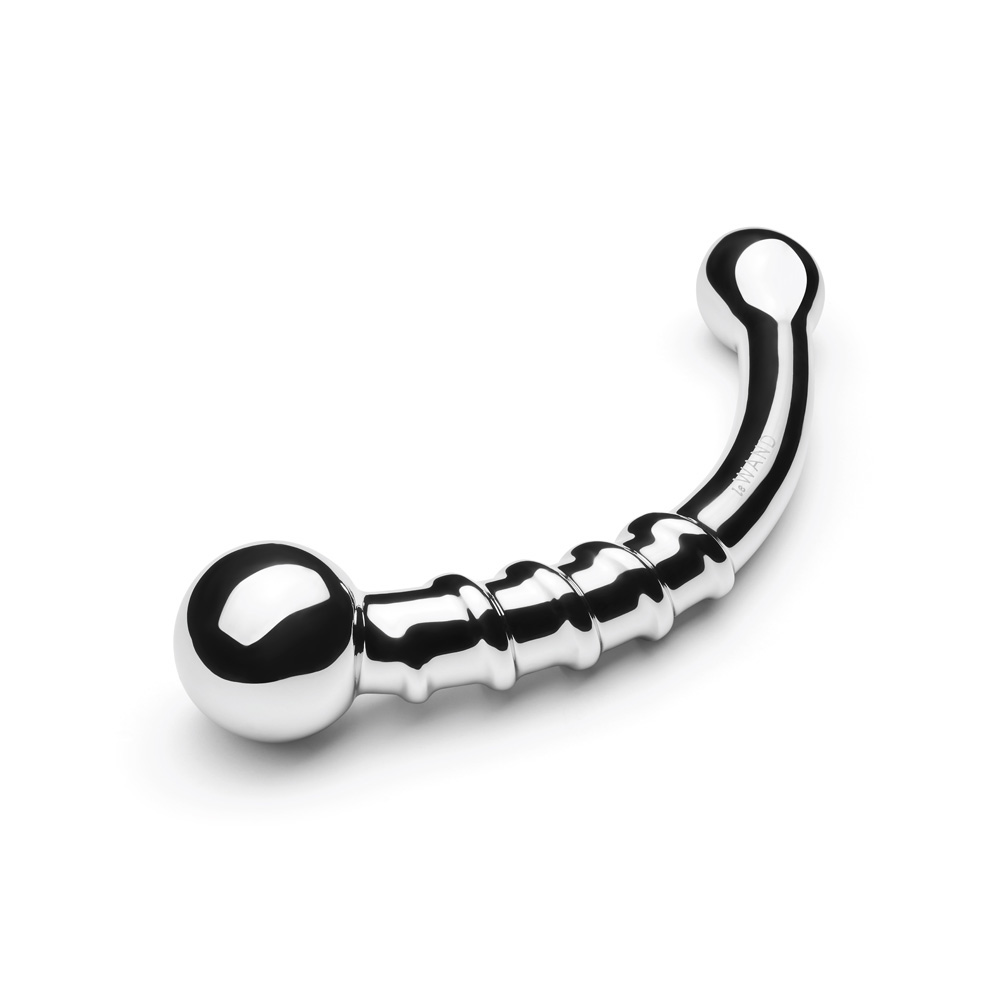 Le Wand Stainless Bow dildo made by Le Wand on sale at herVibrators.com
