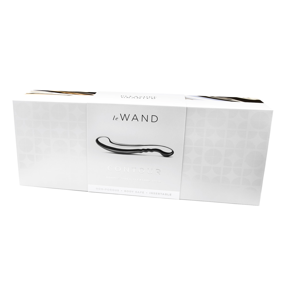 Le Wand Stainless Contour dildo made by Le Wand on sale at herVibrators.com
