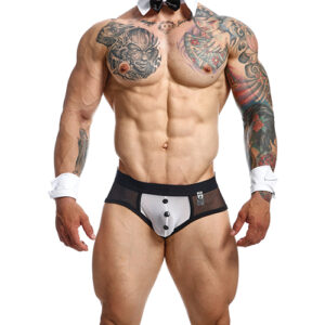 Male Basics Mob Maitre D Brief, Bow & French Cuffs