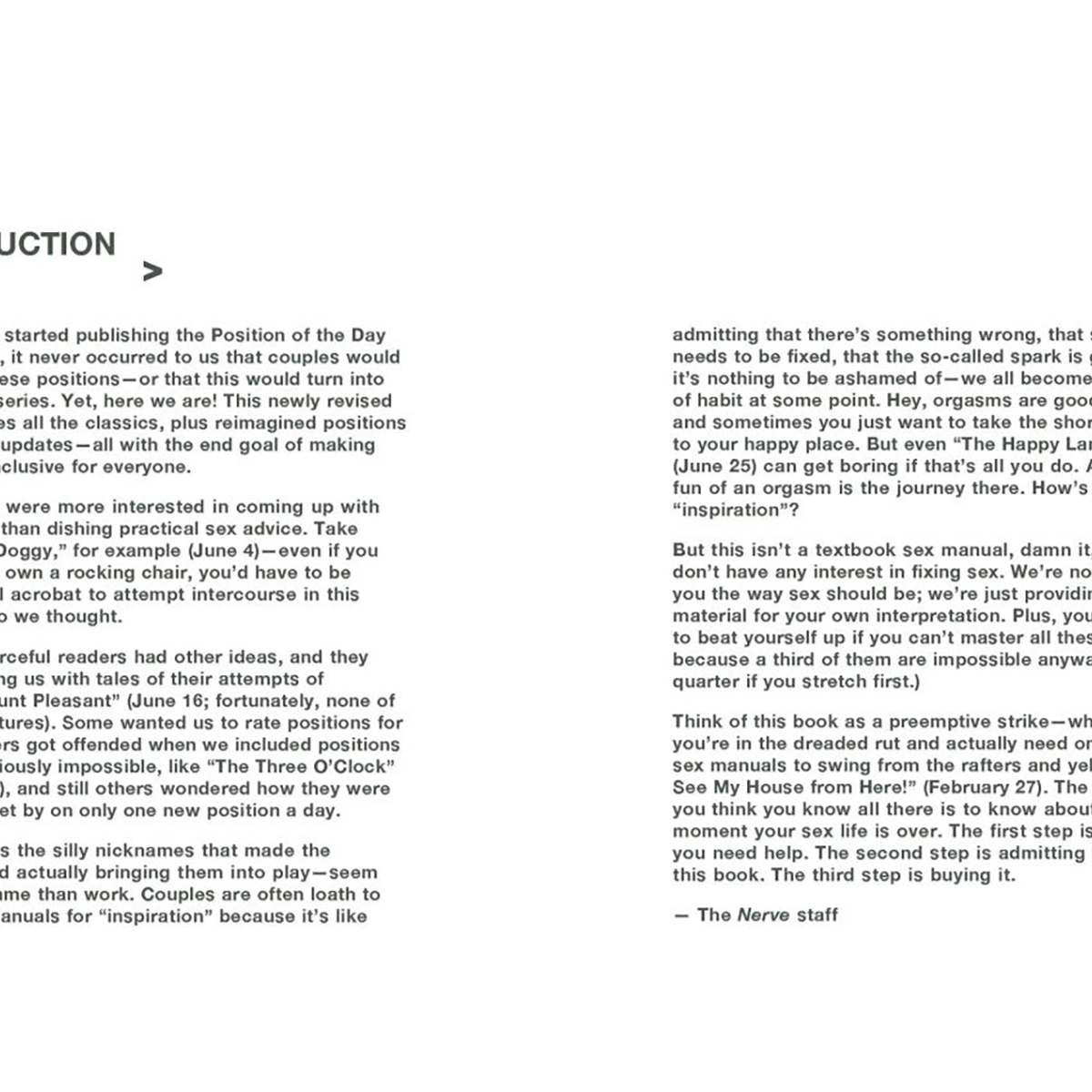 Buy  Position of the Day Revised and Updated book for her.