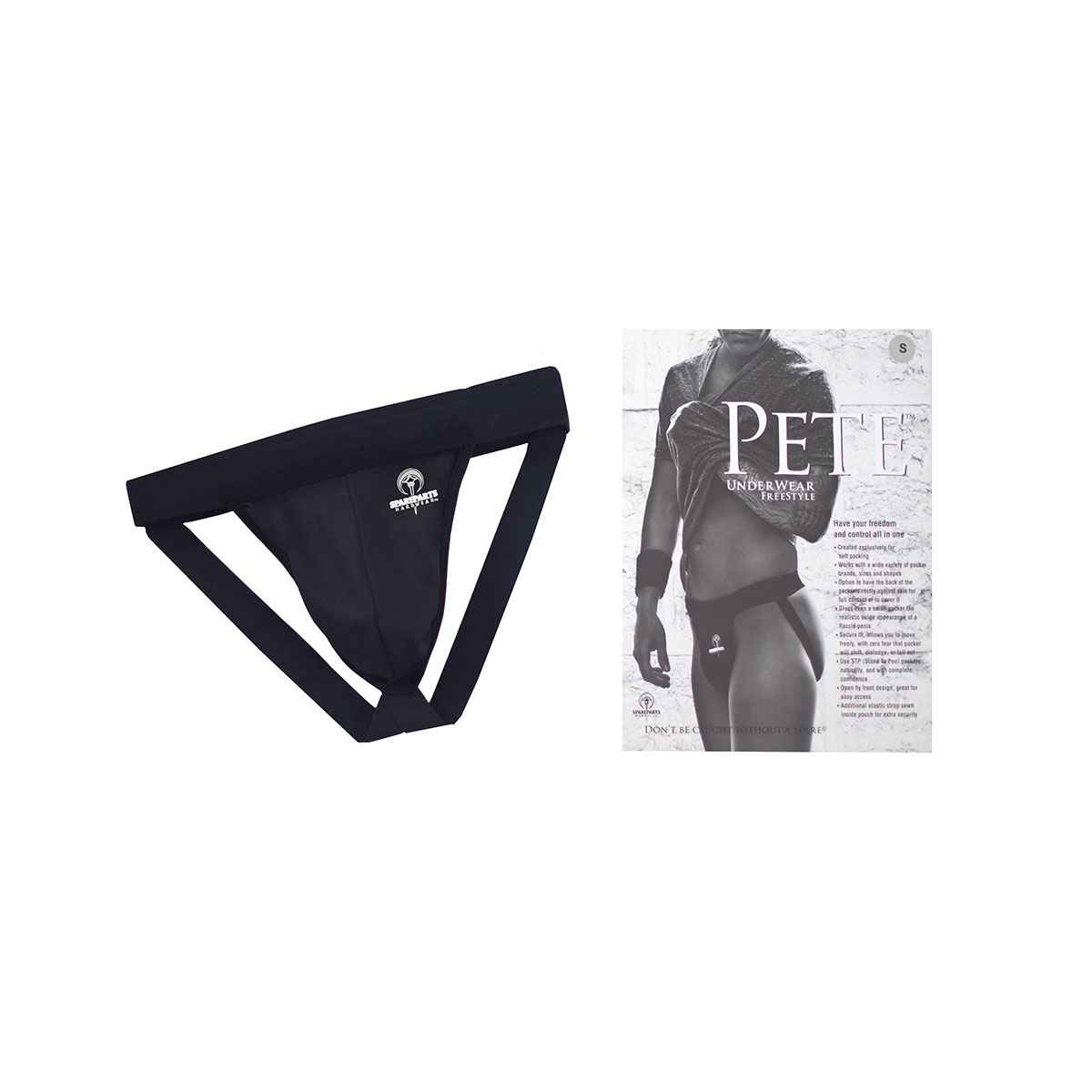 This version of the 3X Pete Freestyle Black demonstrates premium materials chosen for durability, comfort, and intimate versatility