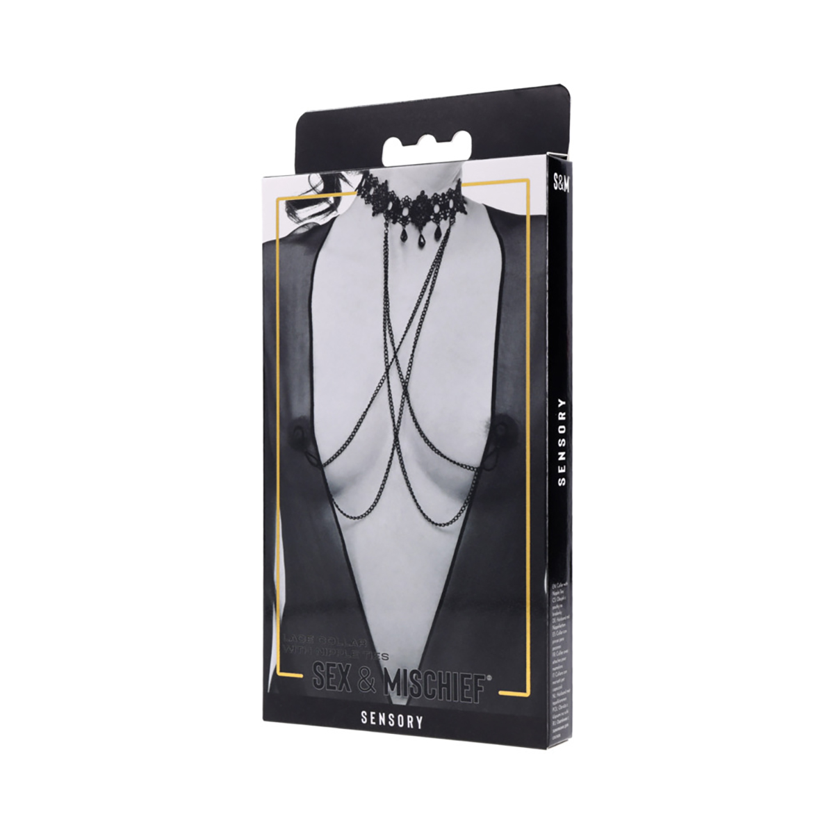 Buy  Sportsheets Sex & Mischief Lace Collar with Nipple Ties book for her.