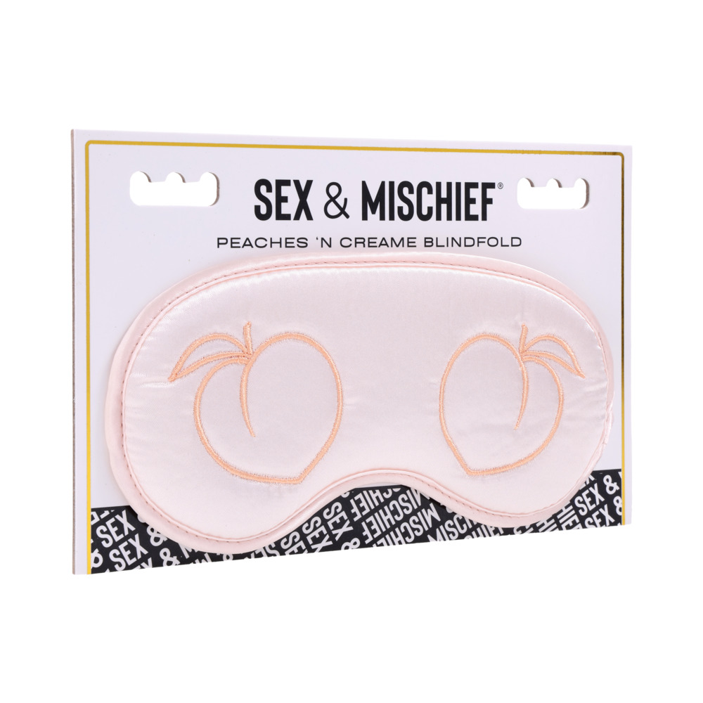 Buy  Sportsheets Sex & Mischief Peaches n CreaMe Blindfold book for her.