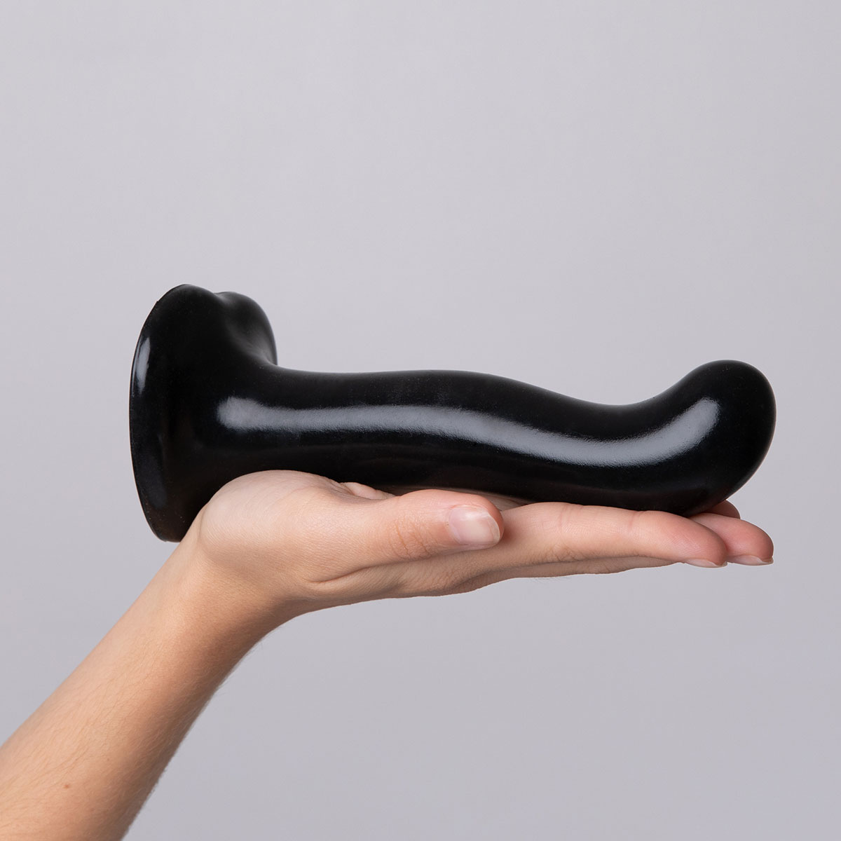 Strap On Me P amp G Spot Dil Medium Black dildo made by Strap-On-Me on sale at herVibrators.com