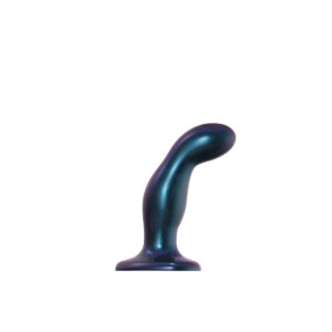 Strap On Me Snaky Dil Medium Metallic Blue Dildo