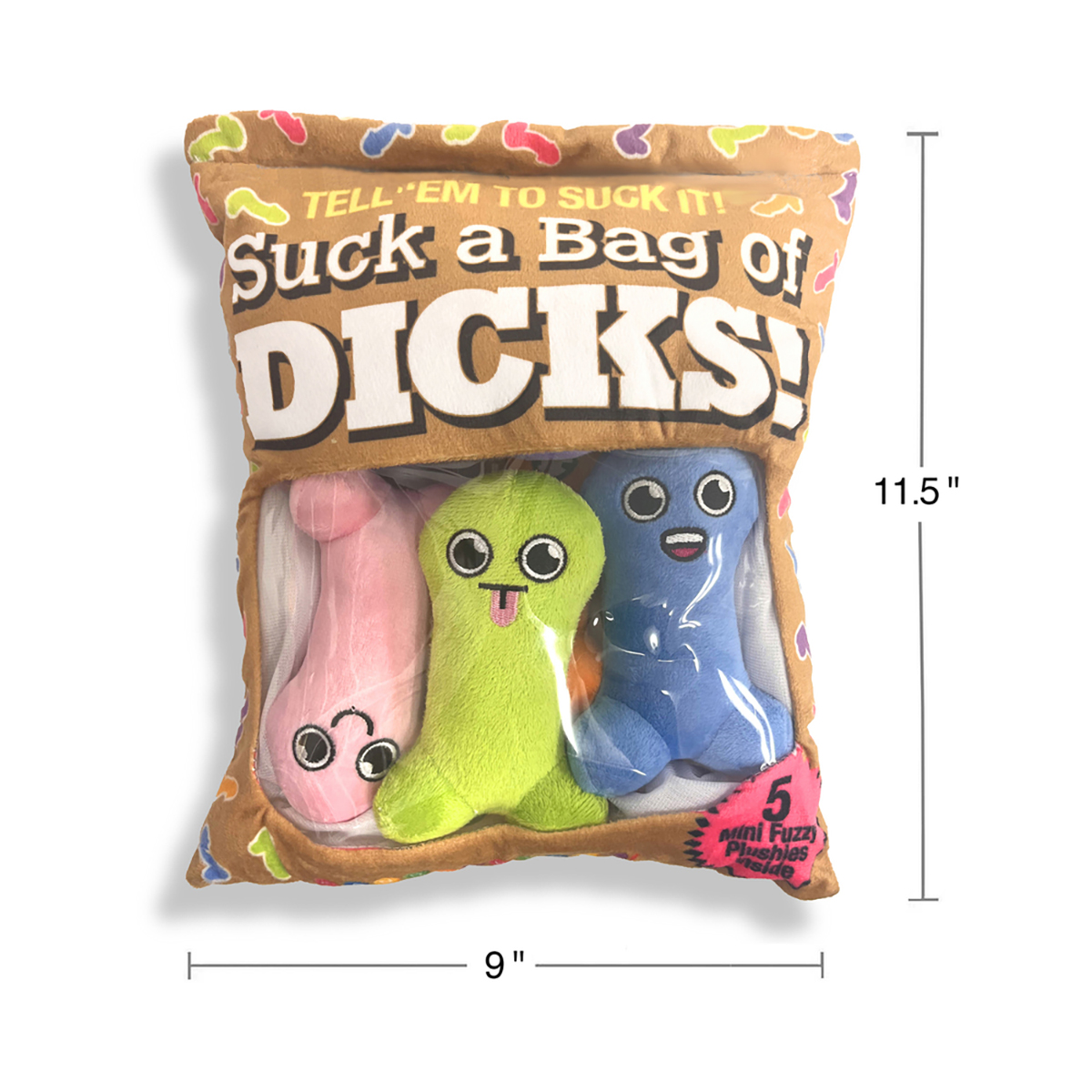 Buy  Suck a Bag of Dicks Plushy Pillow book for her.