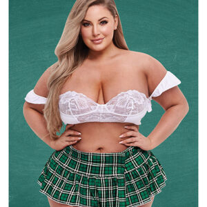 Schoolgirl Bustier & Skirt
