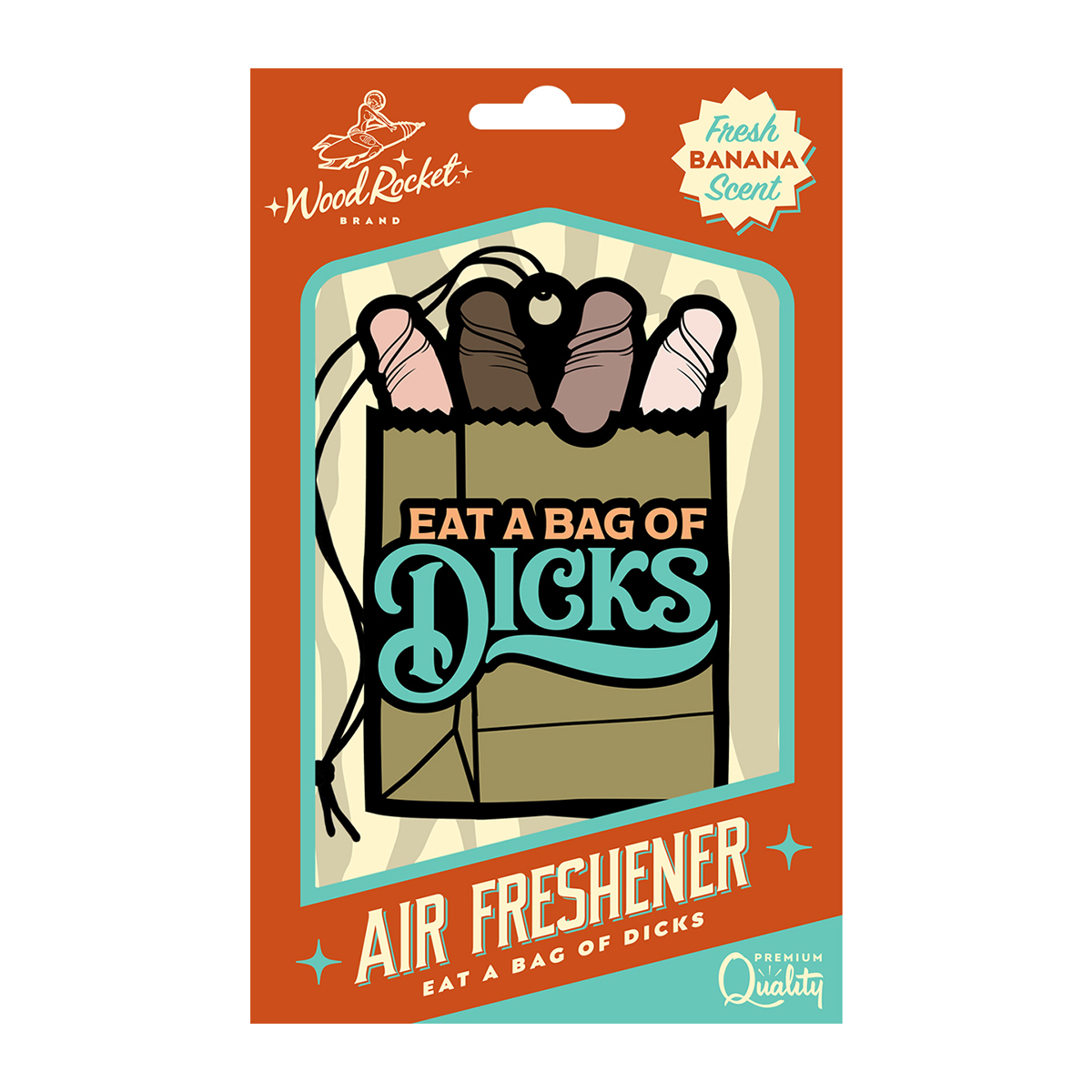 Buy  Wood Rocket Air Freshener Bag of Dicks book for her.