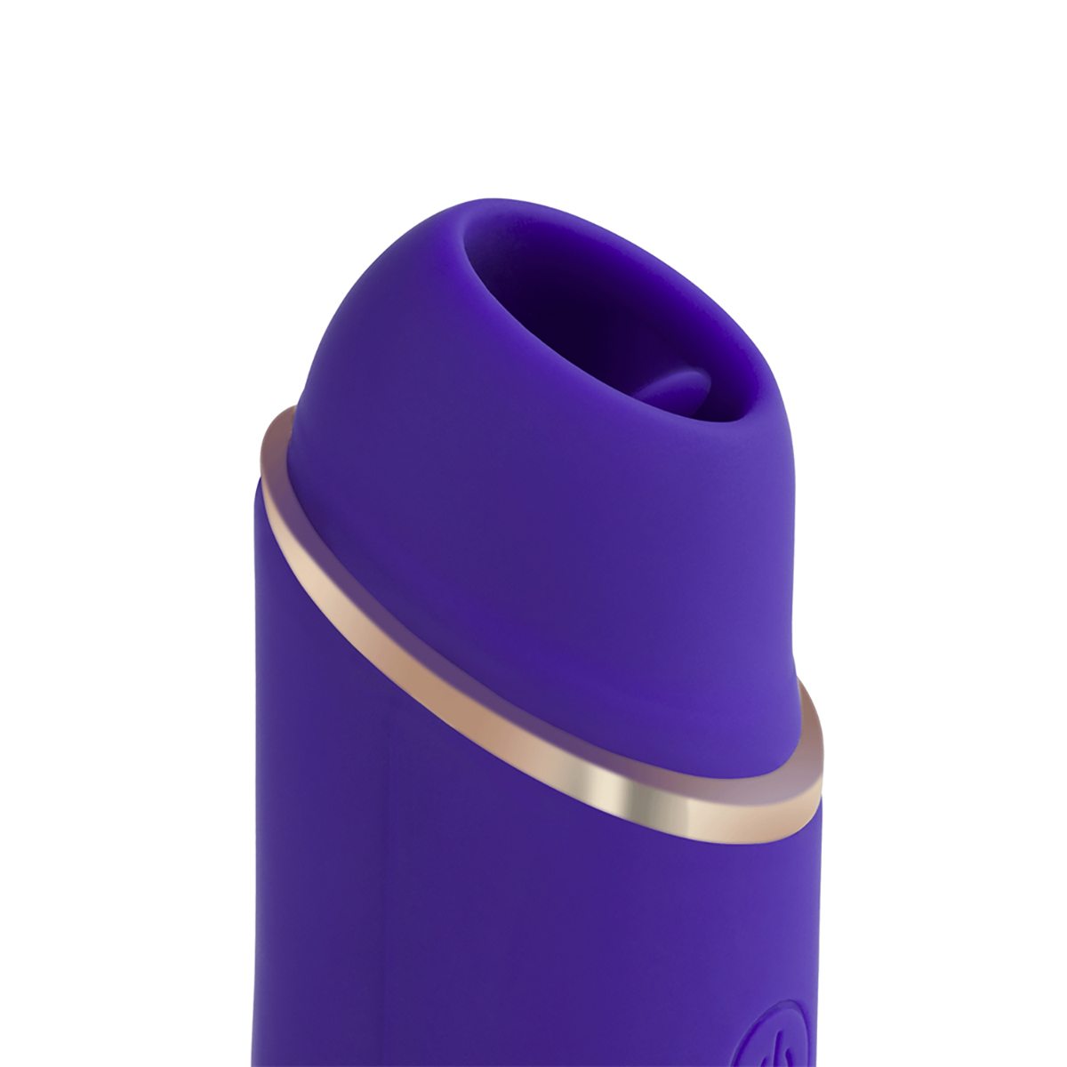 Angled view of the Purple Honey Play Box vibrator designed for intimate use