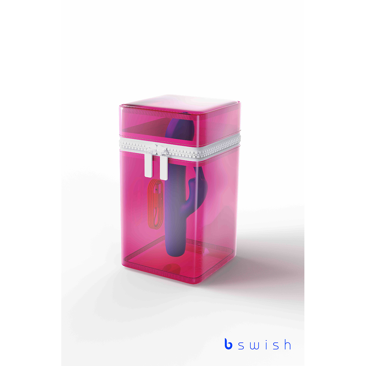 Product image of the Blue B Swish vibrator on clean background