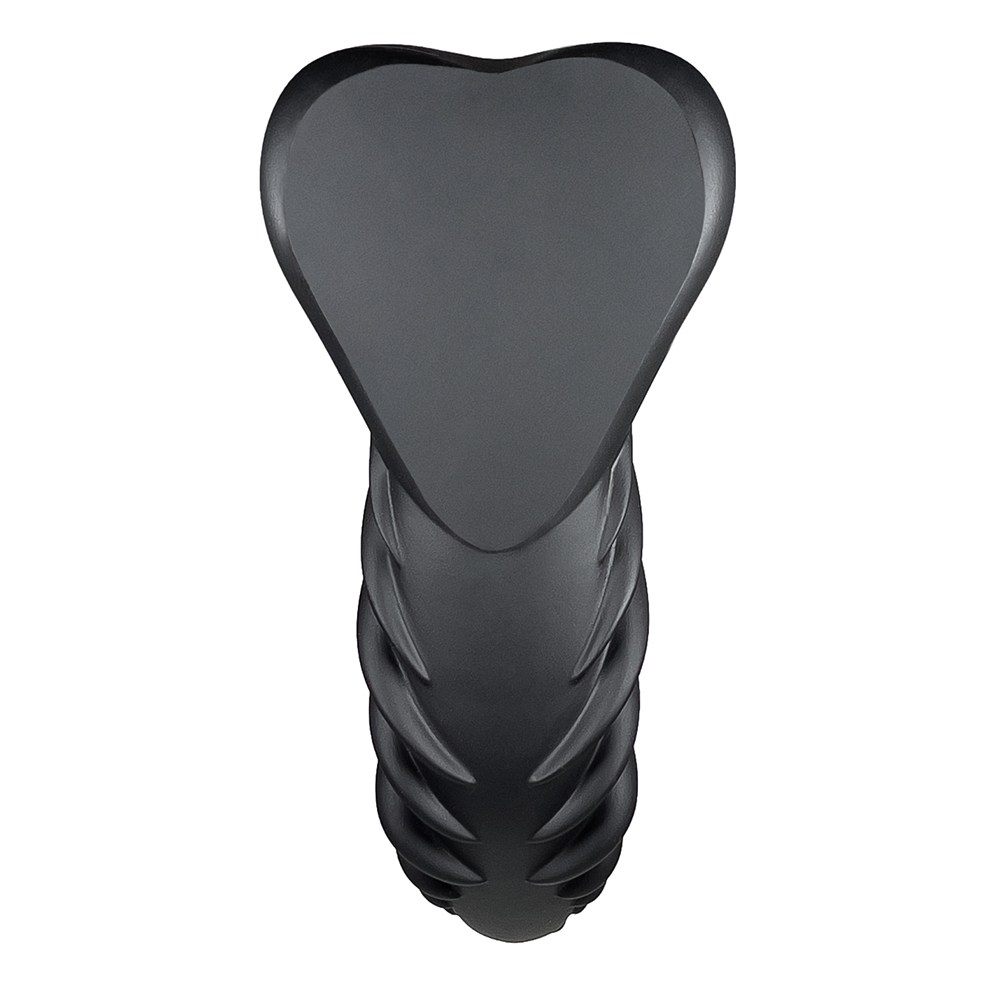 Angled view of the Black Banana Pants vibrator designed for intimate use