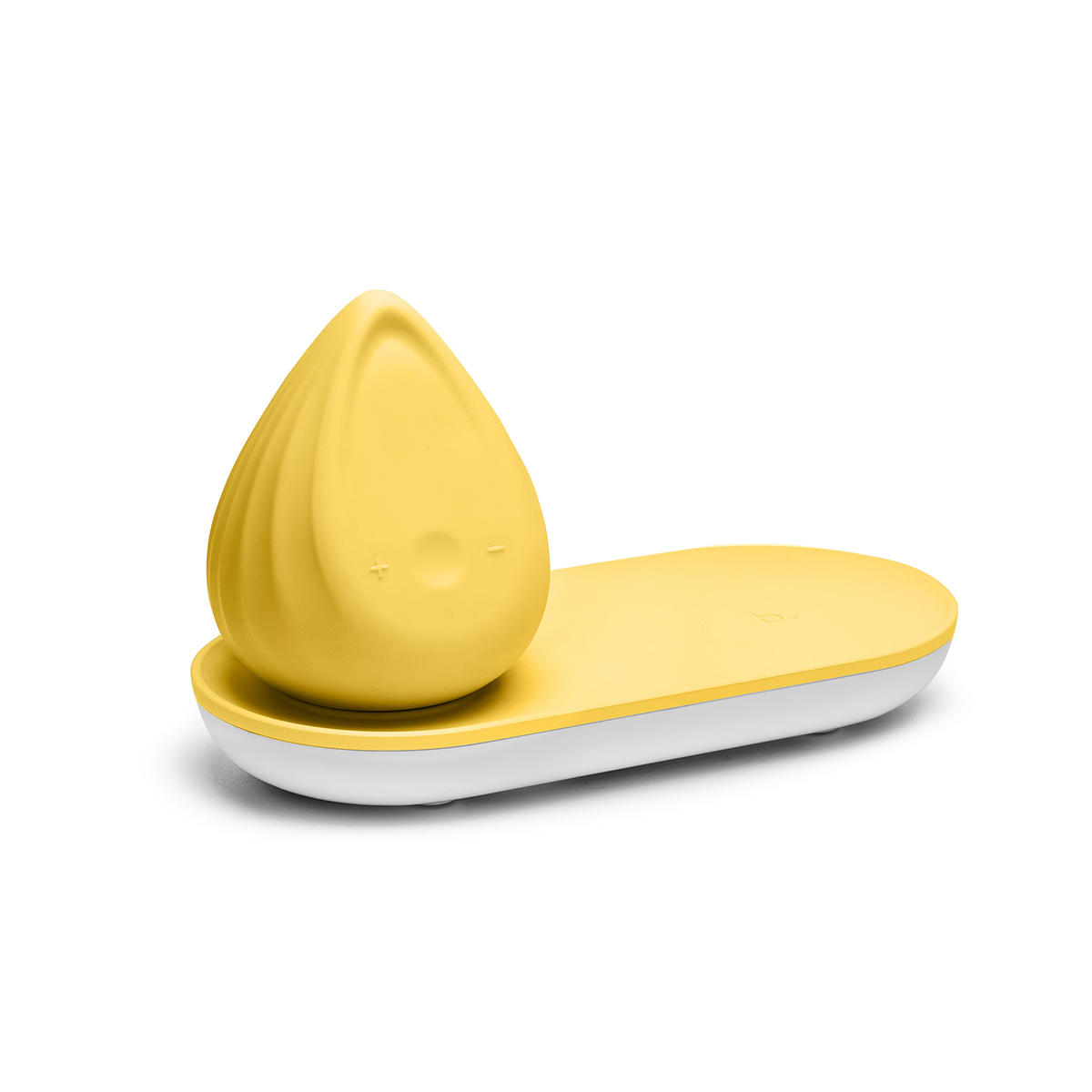 Close-up of the Yellow Biird vibrator for texture detail