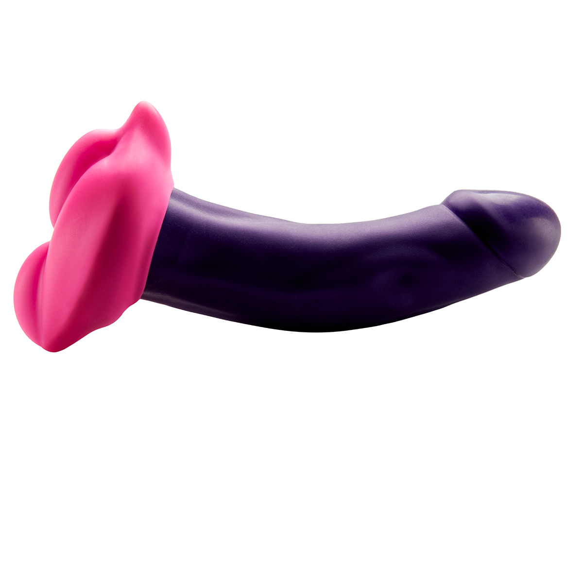 Close-up of the Pink Banana Pants vibrator for texture detail