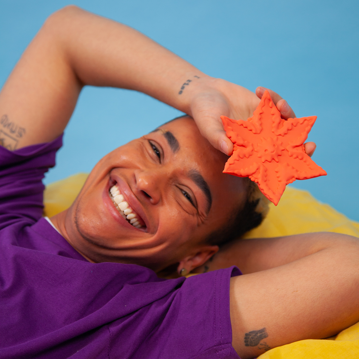 Product image of the Coral Cute Little Fuckers vibrator on clean background