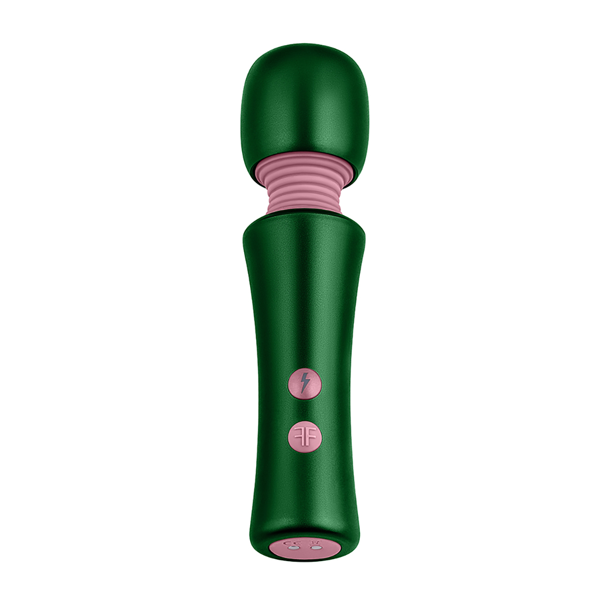 Close-up of the Green Femme Funn vibrator for texture detail