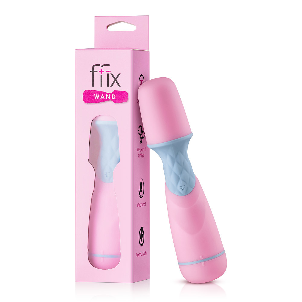 Pink Femme Funn Ffix Wand Mini Vibrator product photo