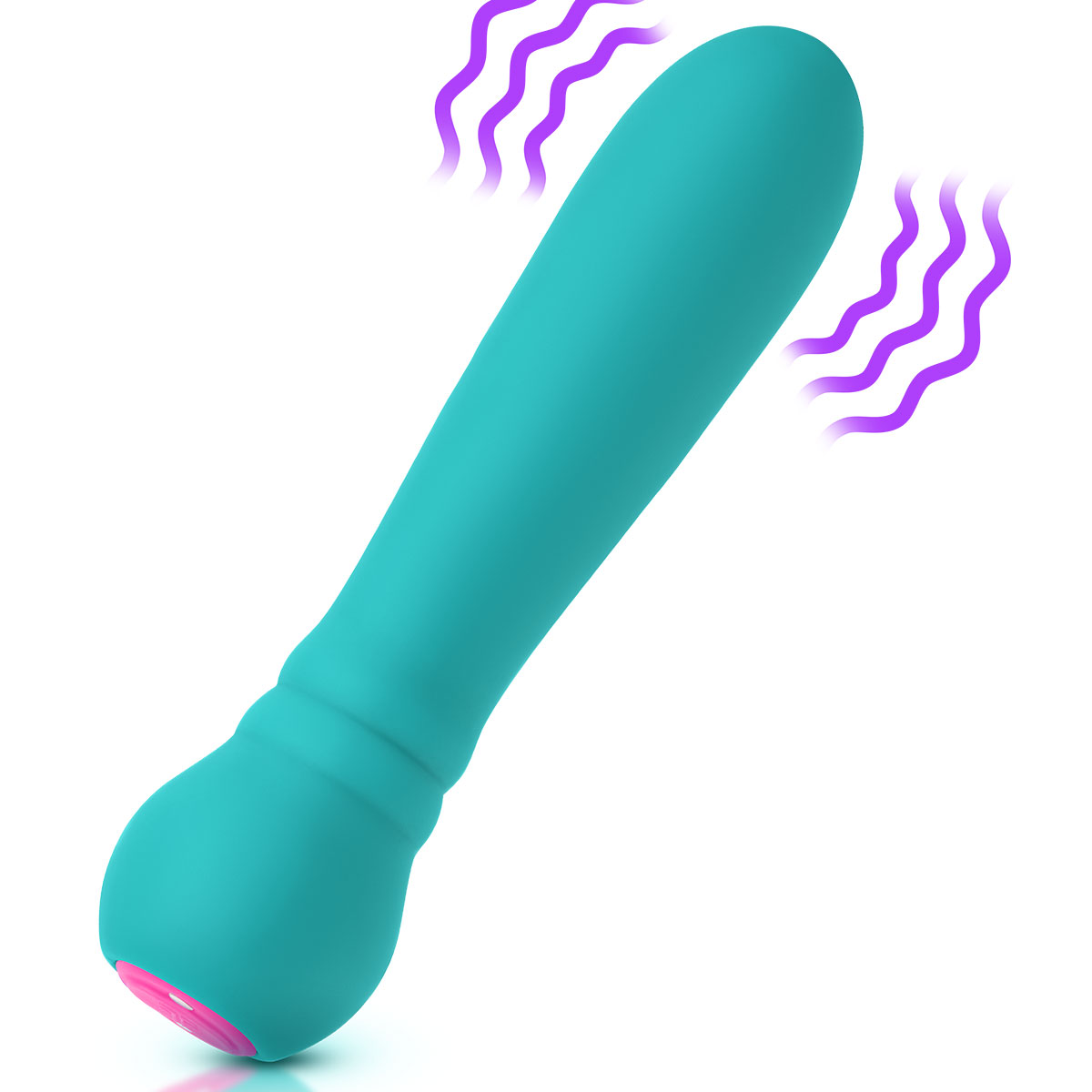 Close-up of the Aqua Femme Funn vibrator for texture detail