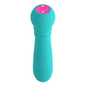 Aqua Femme Funn vibrator Ultra shown in hand for scale