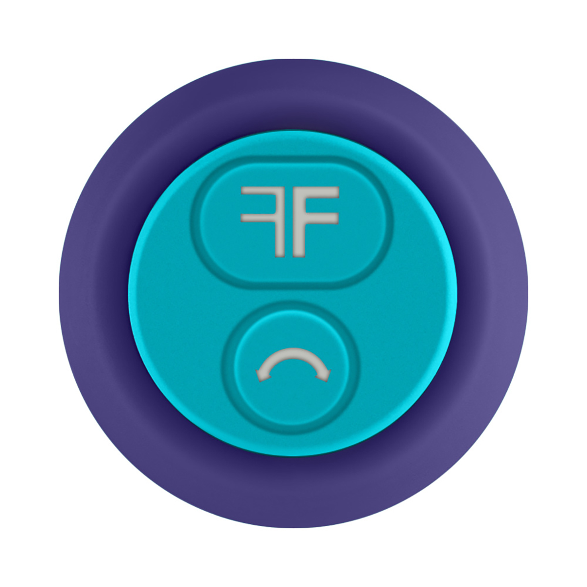 Close-up of the Purple Femme Funn vibrator for texture detail