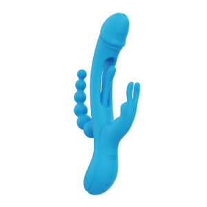 Blue Honey Play Box Vibrator Trilux Kinky Finger Rabbit with Anal Beads